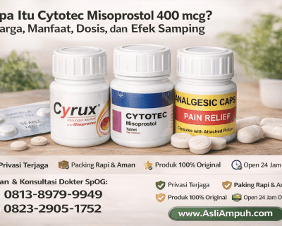 Apa-Itu-Cytotec-Misoprostol-400-mcg-Harga-Manfaat-Dosis-dan-Efek-Samping-yang-Perlu-Diketahui